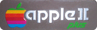 Apple II+ Nameplate